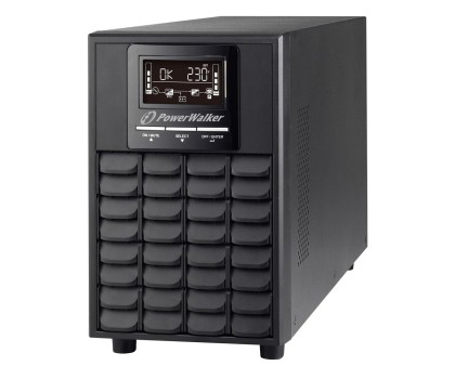 UPS (zasilacz awaryjny) POWERWALKER On-Line 1/1 fazy 1000VA CG PF1, USB/RS232, 4x IEC C13, EPO VFI 1000 CG PF1
